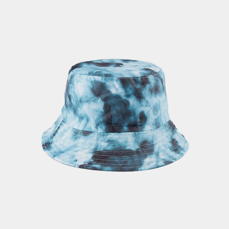 BK00004 Cappello da pescatore per adulti versatile tie-dye a doppia faccia