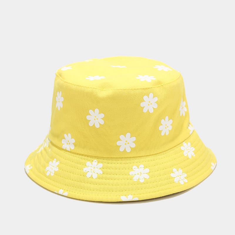 BK00065 Cappello da pescatore da donna con stampa floreale