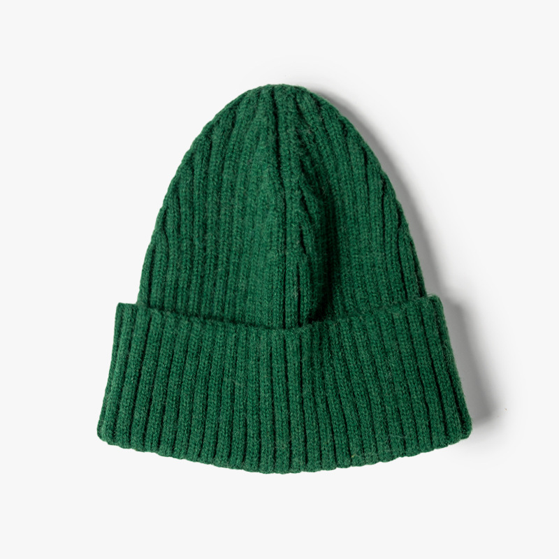 H00012 Cappello lavorato a maglia per adulti versione leggera in puro colore