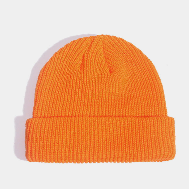 H00001 Cappello lavorato a maglia per bambini monocromatico