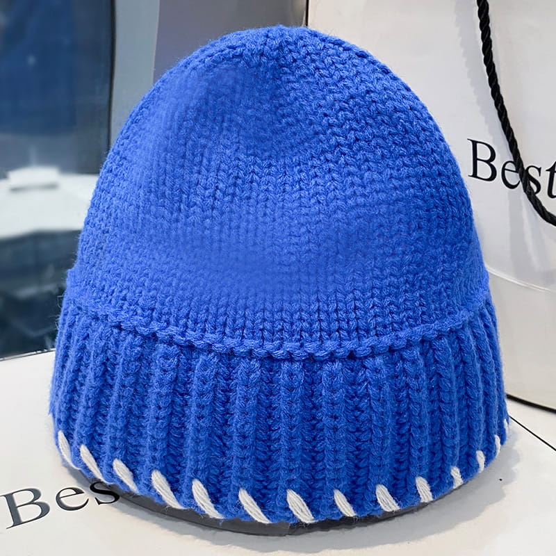 H00022 Cappello per grondaia lavorato a maglia autunno e inverno