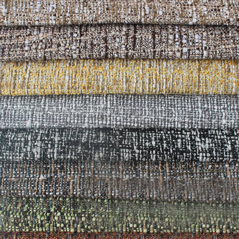 SM-A0011 Tessuto per divano in finto lino multicolore misto