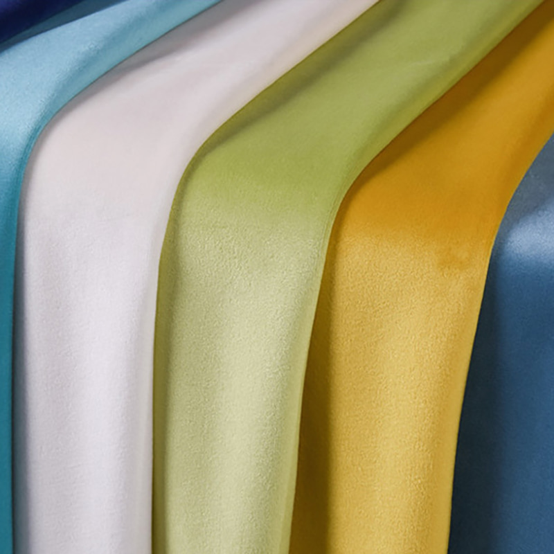 SM-B0001 Tessuto per divani in flanella di velluto olandese 100% poliestere 160 colori 300 GSM