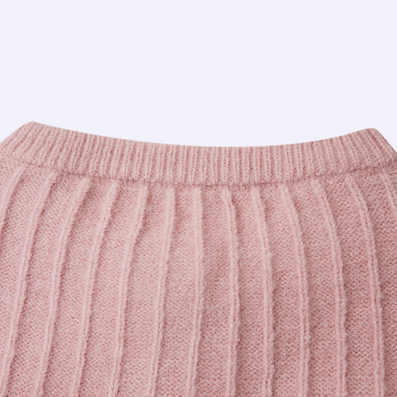 ML2211 Simpatico maglione cardigan lavorato a maglia con maniche a sbuffo e girocollo ML2211 Simpatico maglione cardigan lavorato a maglia con maniche a sbuffo e girocollo