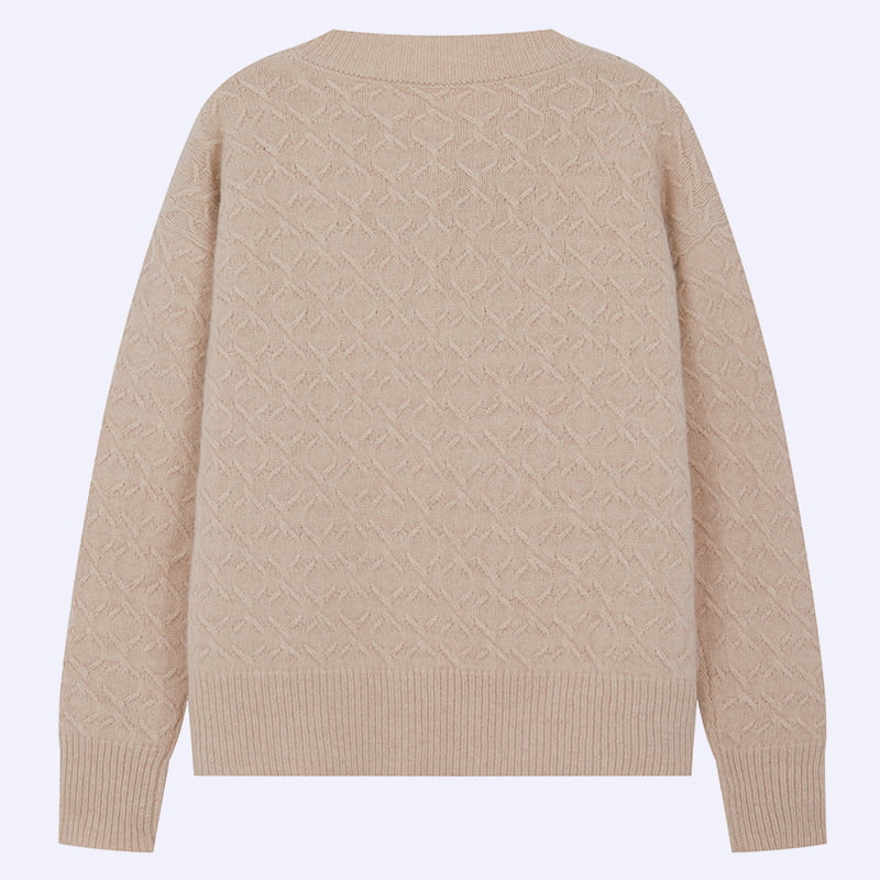 ML2203 Cardigan lavorato a maglia con scollo tondo sottile all'inizio della primavera autunnale da donna ML2203 Cardigan lavorato a maglia con scollo tondo sottile all'inizio della primavera autunnale da donna